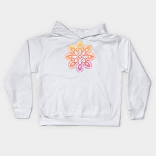 mandala Clamber drawing Kids Hoodie